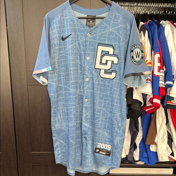 Dylan Crews Washington Nationals Nike 2025 City Connect Elite Jersey - Blue